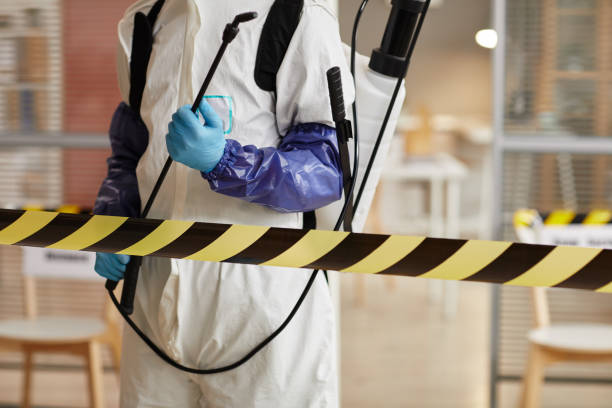 Professional Sewage Cleanup technician working in Gibbstown, NJ